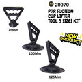 PDR 3 Parça Vakumlu Vantuz Çektirme Seti 7,5 + 10 + 12 Cm
