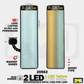 PDR Lamba Mıknatıslı Kısa Tip 45x12cm 2 LED Şarjlı (+10.000 mAh Powerbank Dahil) (Metal Kasa)